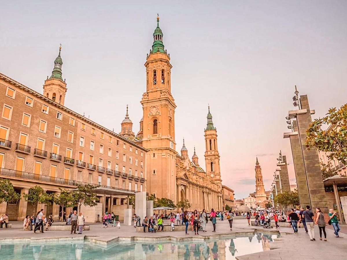 Ferienwohnung Gran Piso Pleno Centro. Plaza Del Pilar + Desayuno Saragossa Exterior foto