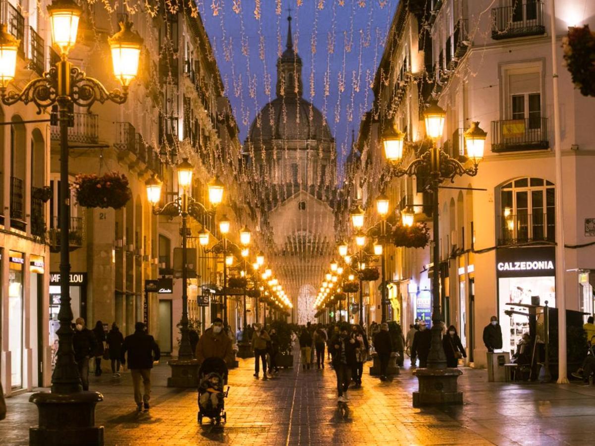 Ferienwohnung Gran Piso Pleno Centro. Plaza Del Pilar + Desayuno Saragossa Exterior foto